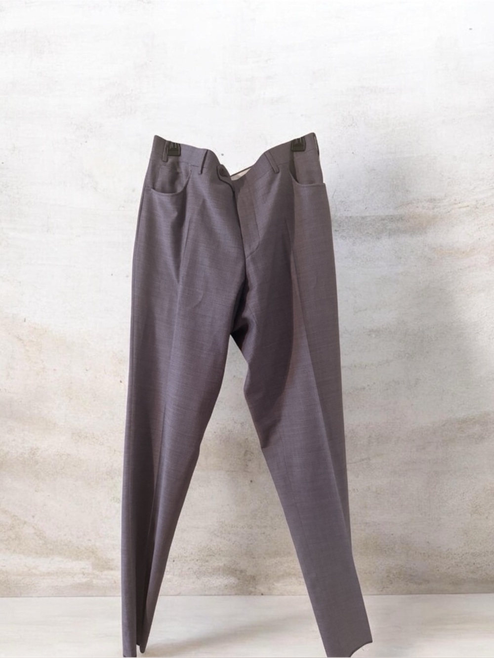 Canali Milano Trim Fit Five Pocket Wool Dress Pants